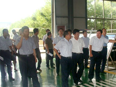 濰坊市副市長張望軍率領(lǐng)調(diào)研組一行來科靈參觀調(diào)研