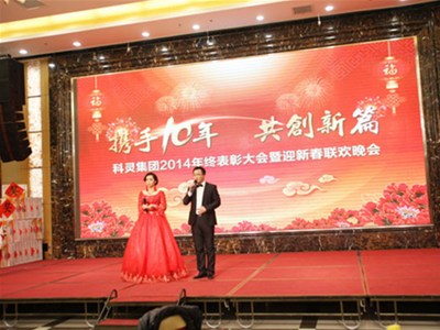 隆重舉辦2014 “攜手10年，共創新篇”年度表彰大會暨新春聯歡晚會